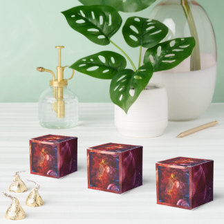 Hand Painted Abstract Fantasy Painting Favour Box