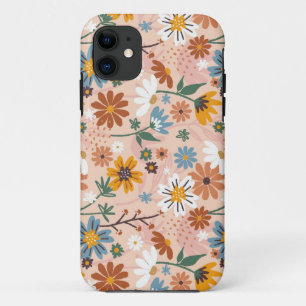 Hand-Painted Abstract Floral Pattern-23136 iPhone 11 Case