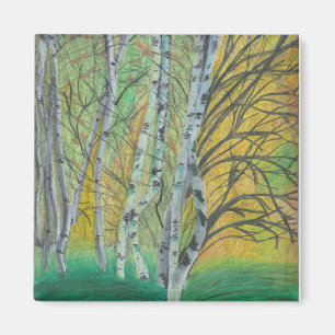 Hand Painted Art Print Locker Magnet Fridge Magnet