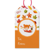 Hand Painted Autumn Adorable Girl 