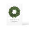 Hand Painted Boxwood Wreath Happy Holidays