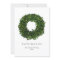 Hand Painted Boxwood Wreath Happy Holidays