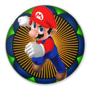 Hand-Painted Ceramic Knob – Artistic Cabinet Pull