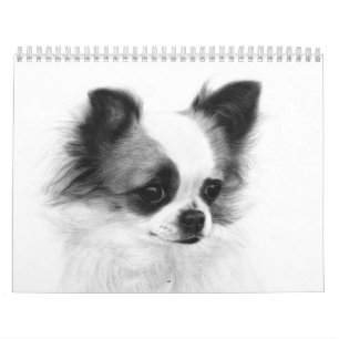 Hand Painted Chihuahua Portraits  Calendar