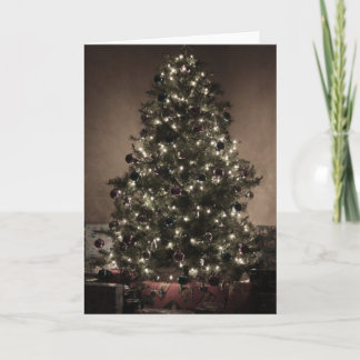 Hand Painted Christmas Holiday Card