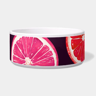 Hand Painted Citrus Dark Pattern