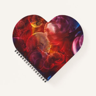 Hand Painted Deep Space Fantasy Painting Notebook