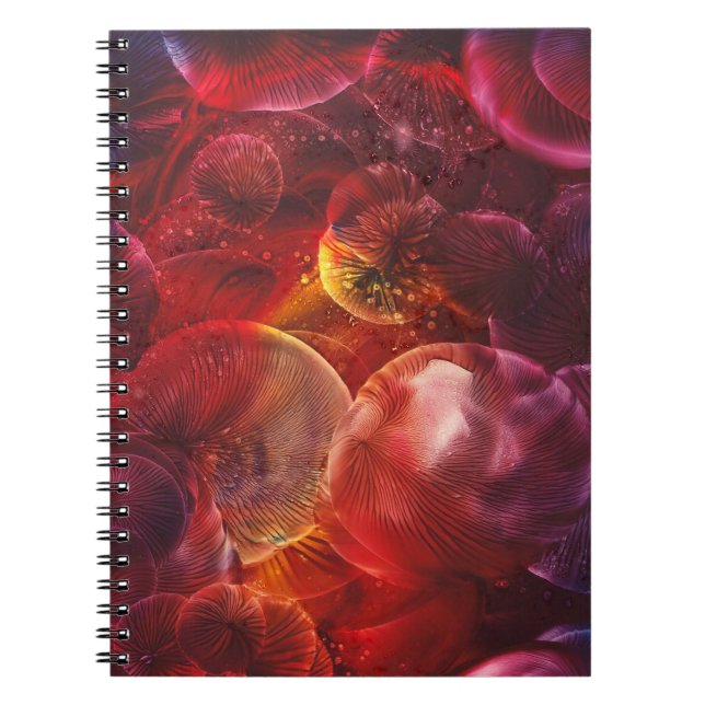 Hand Painted Deep Space Fantasy Painting Notebook (Front)