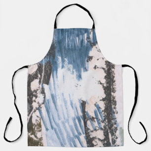 Hand painted design. Unique artistic style. Abstra Apron