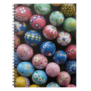 Hand-Painted Easter Egg Notebook