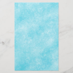 Hand Painted Elegant Blue Marble Stationery