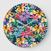 Hand Painted Exotic Floral Pattern-23001
