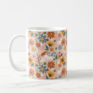 Hand Painted Floral Pattern-23136 Coffee Mug