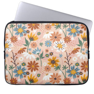 Hand Painted Floral Pattern-23136 Laptop Sleeve