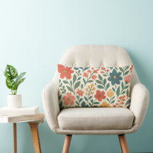 Hand-Painted Floral Pattern – Colourful Botanical