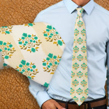 Hand-painted Floral Turquoise Astor Pattern