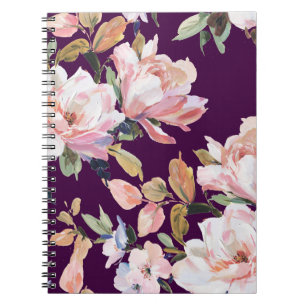 Hand-painted flowersflower,floral,watercolor,art,v notebook