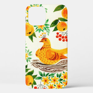 hand painted illustration: Turtledove iPhone 12 Case