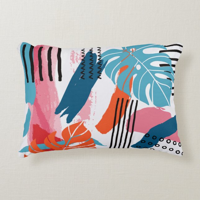 Hand painted illustrations wall arts. Surface patt Decorative Cushion (Front)