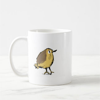 Hand-Painted Little Bird Ceramic Coffee Mug