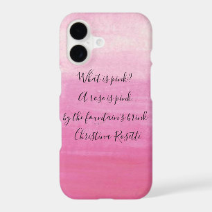 Hand-Painted Pink Watercolor Quote