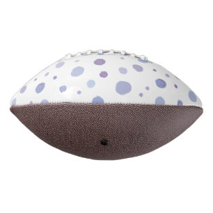 hand painted polka dots american football