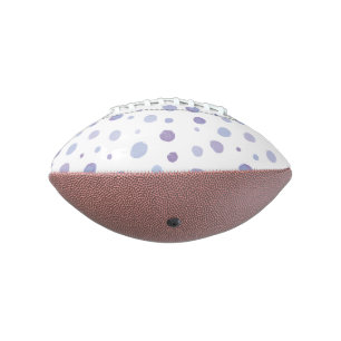 hand painted polka dots american football