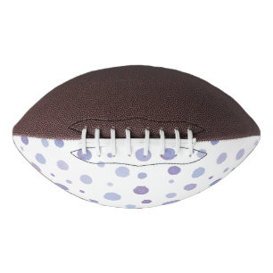 hand painted polka dots american football