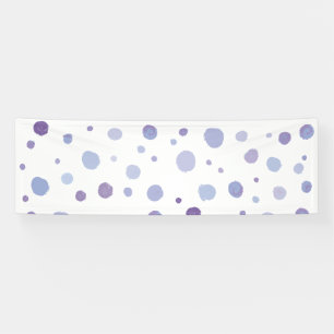 hand painted polka dots banner
