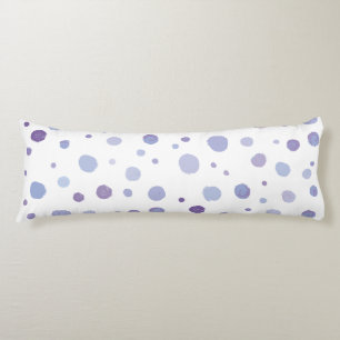 hand painted polka dots body cushion
