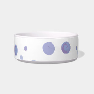 hand painted polka dots bowl
