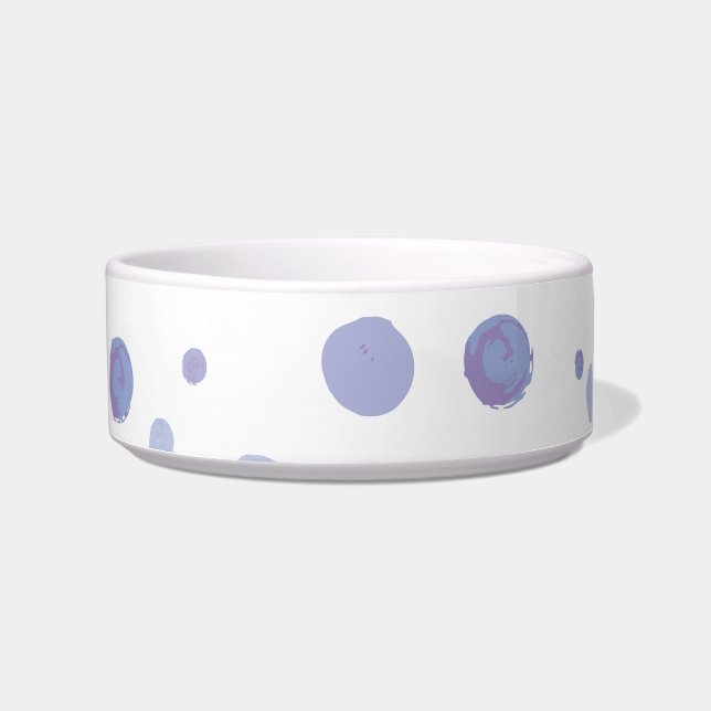 hand painted polka dots bowl (Front)