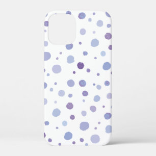 hand painted polka dots iPhone 12 mini case