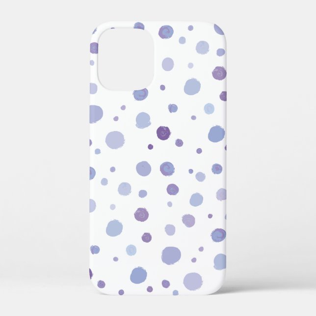 hand painted polka dots Case-Mate iPhone case (Back)