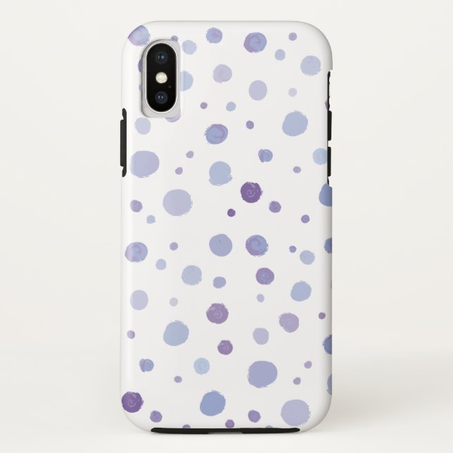 hand painted polka dots Case-Mate iPhone case (Back)