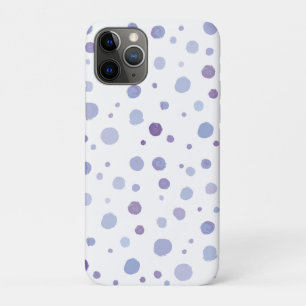 hand painted polka dots iPhone 11 pro case