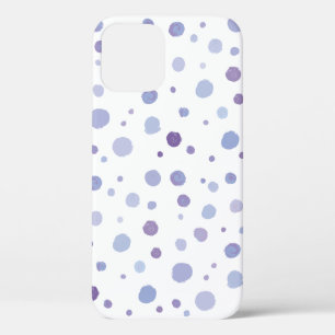 hand painted polka dots iPhone 12 case