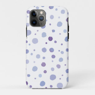 hand painted polka dots iPhone 11 pro case
