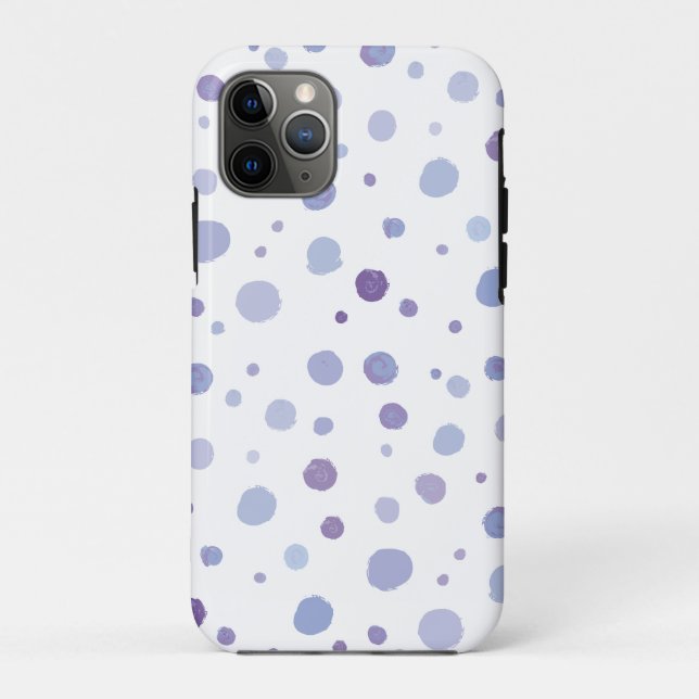 hand painted polka dots Case-Mate iPhone case (Back)