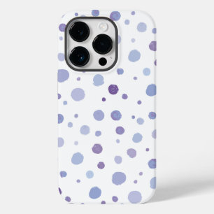 hand painted polka dots Case-Mate iPhone 14 pro case