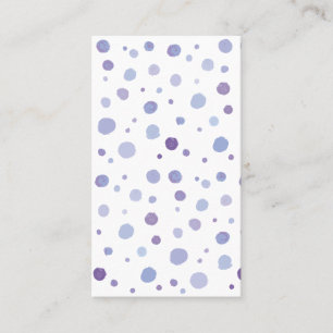 hand painted polka dots discount card