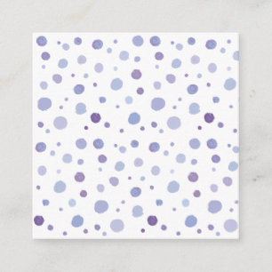 hand painted polka dots enclosure card