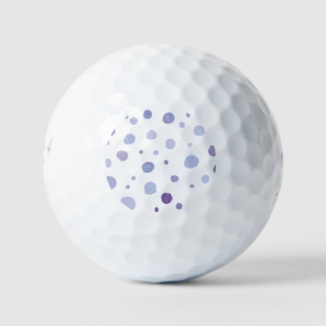 hand painted polka dots golf balls (Front)