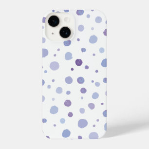 hand painted polka dots iPhone 14 case