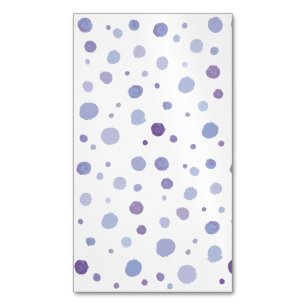 hand painted polka dots Magnetic business card