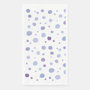 hand painted polka dots napkin