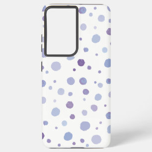 hand painted polka dots samsung galaxy case