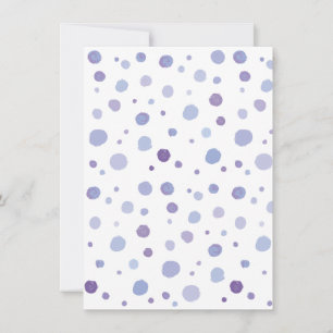 hand painted polka dots save the date