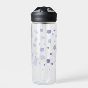 hand painted polka dots water bottle
