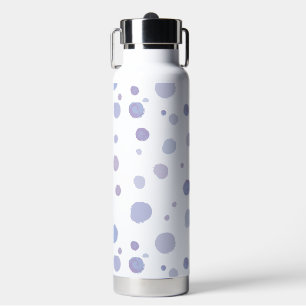 hand painted polka dots water bottle
